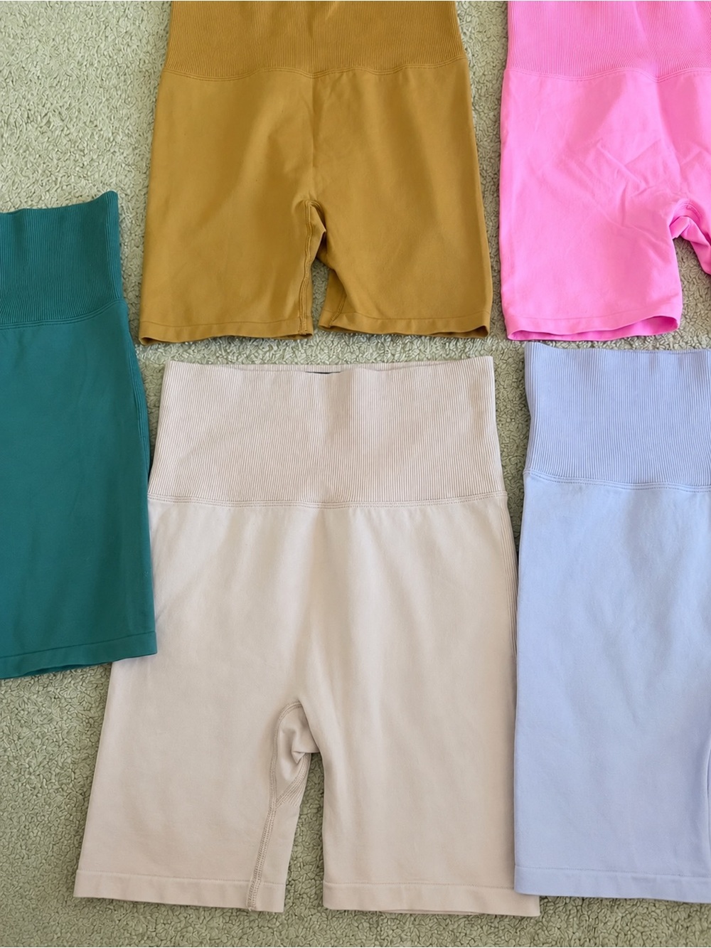 Bundle of 5 PINK Victoria's Secret High-Waist Bike Shorts -